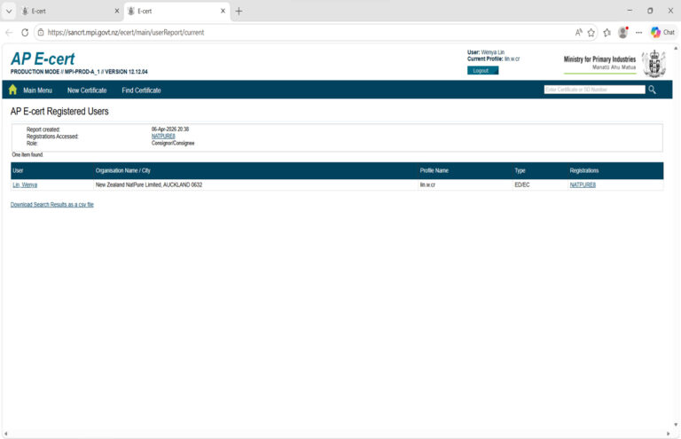MPI E-Cert Access